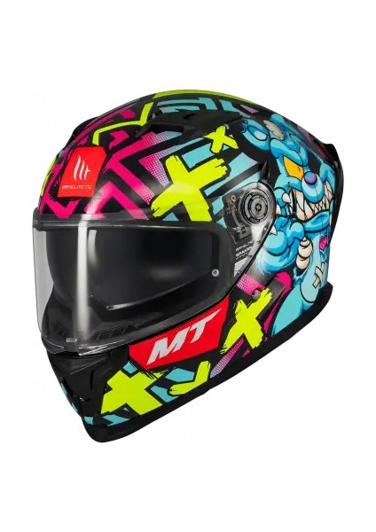 Braker Sv Crazy Teddy B7 Parlak Full Face