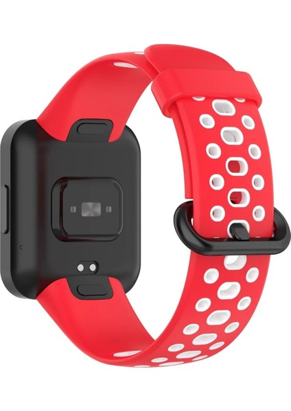 Xiaomi Redmi Watch 2 Spor Delikli Kordon - KIRMIZI-BEYAZ-(5796) - MB000X-2GBFJ9 fiyatları