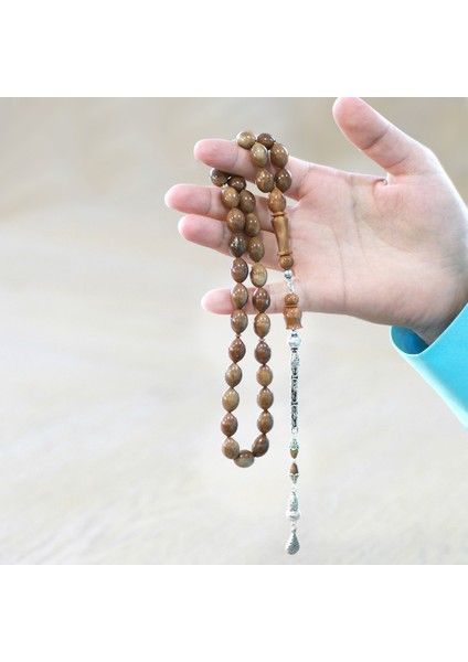 925 Ayar Gümüş Kral Zincir Püsküllü Özel Kesim Exclusive Renk Cilalı Kuka Tesbih modelleri