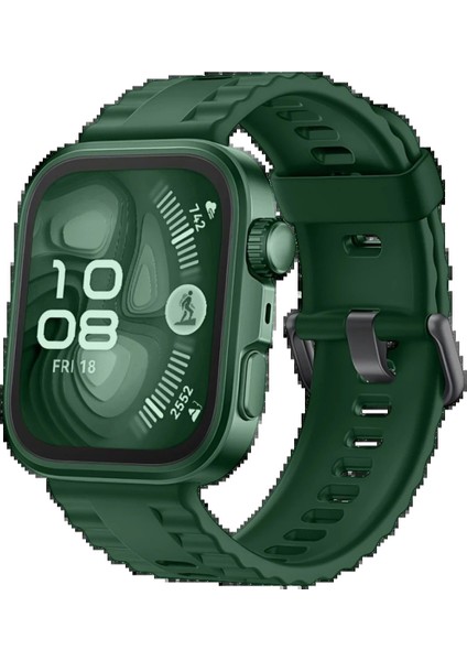 Huawei Fit 4 Nova Silikon Kordon - Koyu YEŞIL-(5796) - MB000X-2GM8O8