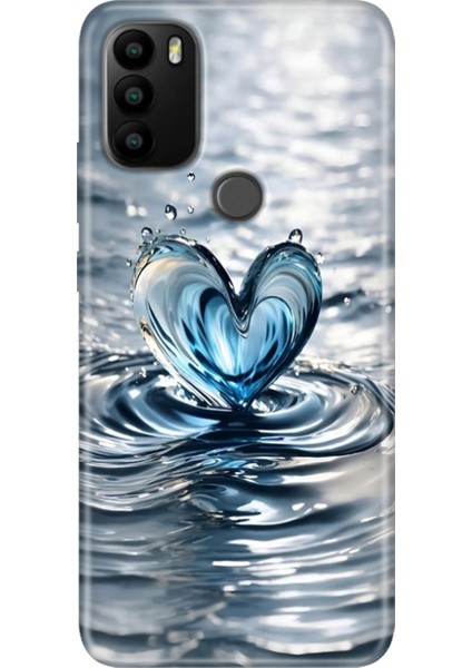 General Mobile Gm 21 Pro Kılıf Baskılı Esnek Silikon Kapak Aşkdamlası