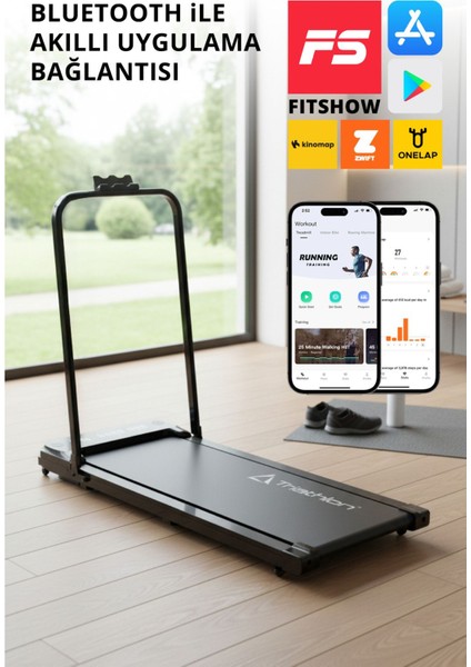 T-228 Katlanabilir Yürüyüş ve Koşu Bandı / Bluetooth ve Hoparlör/2hp Motor/10 Km Hız/uzaktan Kumanda fiyatları