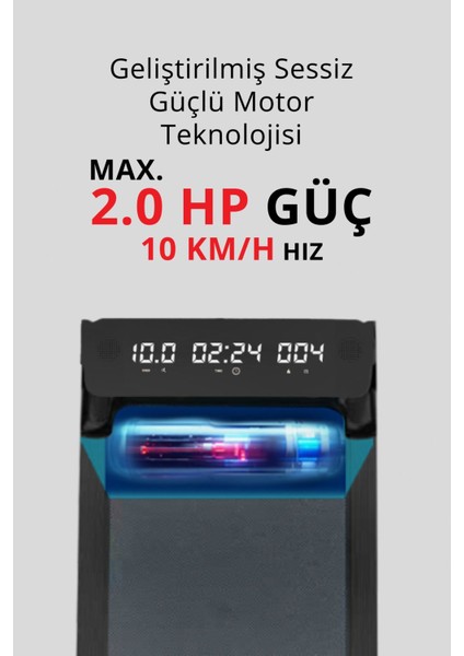 T-228 Katlanabilir Yürüyüş ve Koşu Bandı / Bluetooth ve Hoparlör/2hp Motor/10 Km Hız/uzaktan Kumanda modelleri