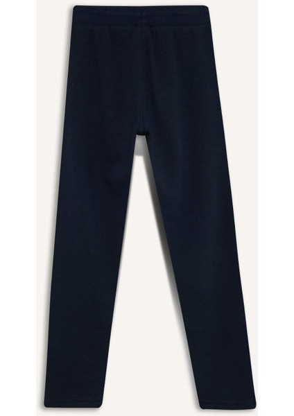 Erkek Çocuk Beli Lastikli Düz Paça Basic Düz Eşofman Altı