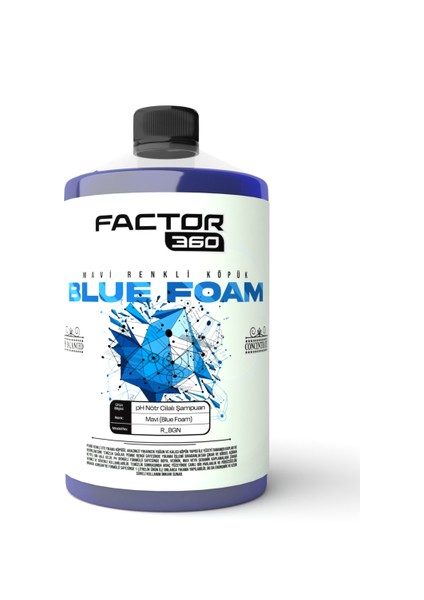 Blue Foam Mavi Renkli Oto Yıkama Köpüğü Oto Şampuan 1 L