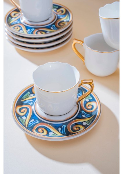 Alviera 6 Kişilik Kahve Fincan Takımı - 90 ml fırsatları