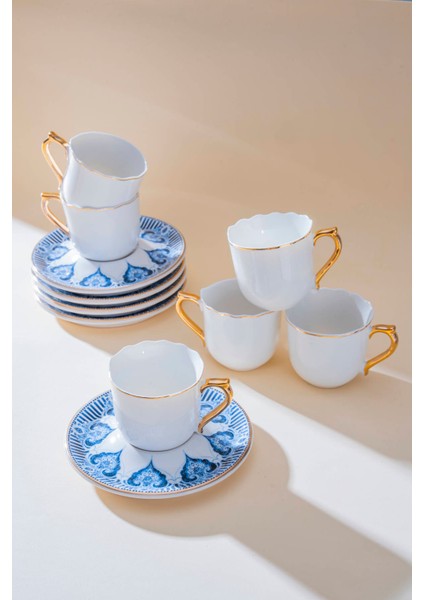 Henrietta 6 Kişilik Kahve Fincan Takımı - 90 ml