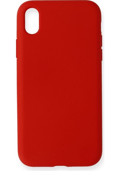 iPhone Xr Kılıf Nano Içi Kadife Silikon - KIRMIZI-(5796) - MB000X-2G8ZL8
