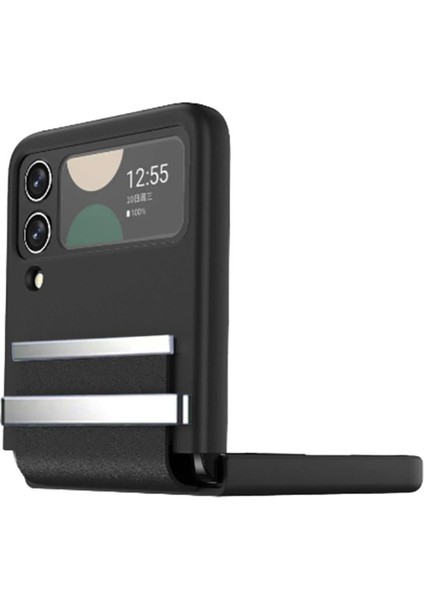 Samsung Galaxy Z Flip 3 Kılıf Belt Flip Kapak - SIYAH-(5796) - MB000X-2GB353 fırsatları