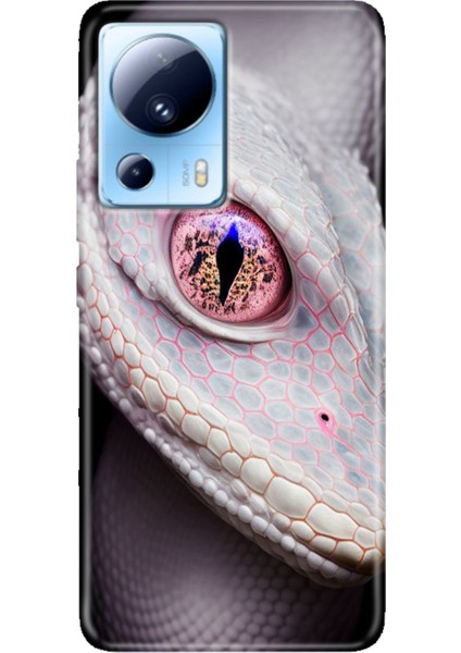 Xiaomi Mi 13 Lite Kılıf Desenli Mi 13 Lite Design Silikon Dişicobra