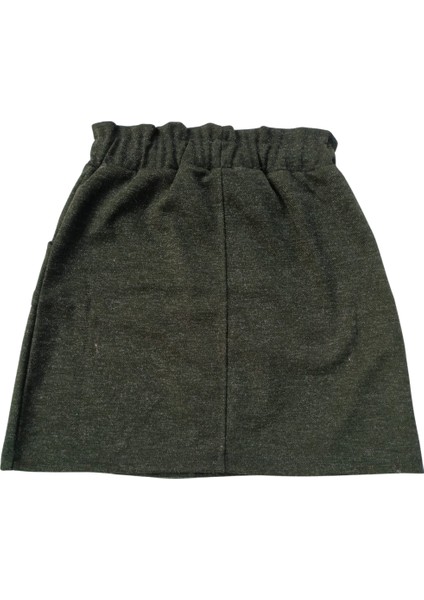 Kız Çocuk Etek Örme Yeşil Kışlık Etek 11-12 Yaş Yeşil modelleri