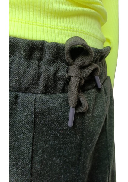 Kız Çocuk Etek Örme Yeşil Kışlık Etek 11-12 Yaş Yeşil fırsatları