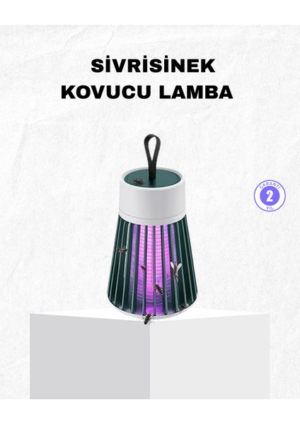 Şarjlı Mor Işıklı Sivrisinek Öldürücü Lamba – Sessiz ve Kimyasal Içerme - MB000X-2GUY8