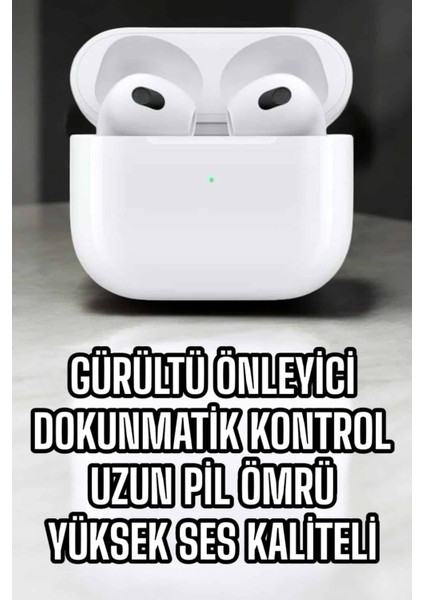 Bluetooth Kulaklık 3.nesil Kablosuz Uzun Pil Ömrü Dokunmatik Kontrol - MB000X-2H70D5 fırsatları