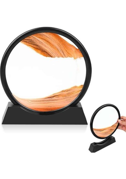 Kum Saati Yuvarlak Şık Kum Tablosu Dekoratif Kum Sulu Kum Saati - MB000X-2H6QB8 indirimleri