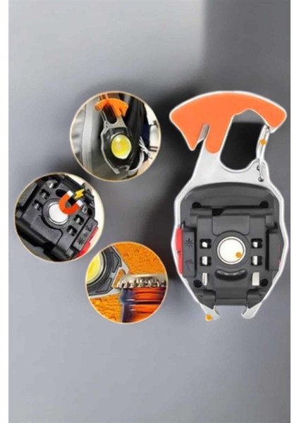 El Feneri Acil Işık Seti Tornavida Düdük Kapak Açma Kamp Lambası - MB000X-2H1M97