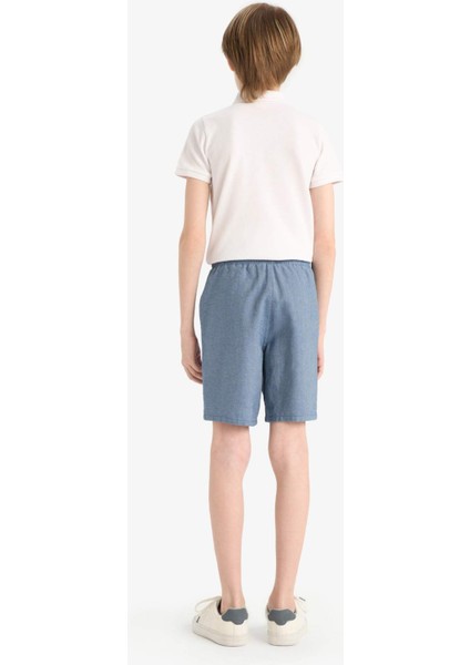 Erkek Çocuk Beli Lastikli Şort