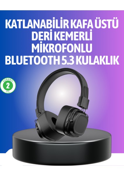 Uzun Süreli Rahat Kullanım Için Kablosuz Bluetooth Kulaklık - MB000X-2H3YJ1
