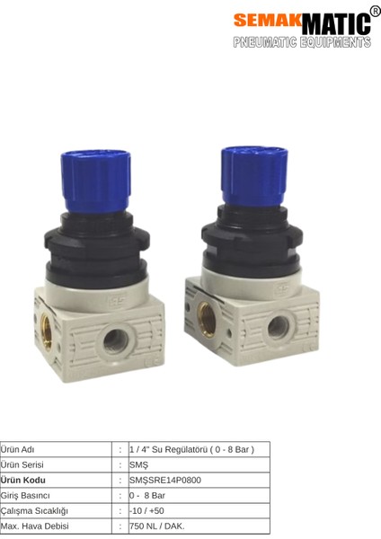 1/4" Su Regülatörü fiyatları