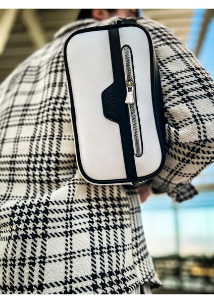 CH101 - Poani Tablet Erkek Çanta Beyaz/sıyah fırsatları