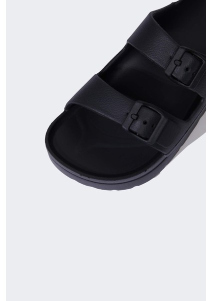 Kadın Yüksek Taban Çift Bantlı Eva Terlik