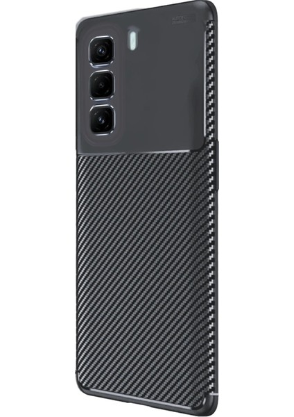 Infinix Hot 50 Pro Plus 4g Auto Focus Karbon Kapak - SIYAH-(5796) - MB000X-2GLEG5