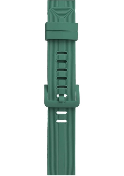Apple Watch 38MM KR408 Çizgili Silikon Kordon - YEŞIL-(5796) - MB000X-2GAL16 modelleri