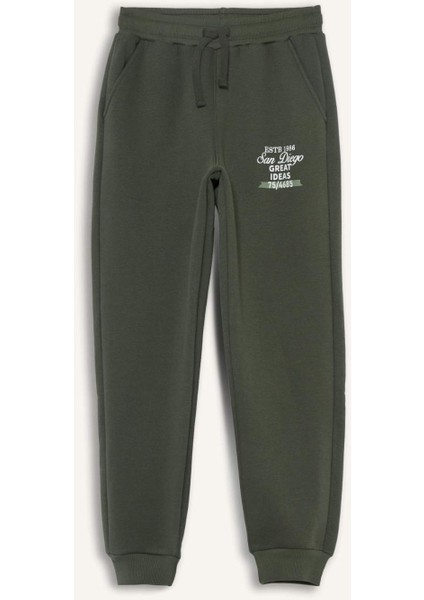 Erkek Çocuk Beli Lastikli Baskılı Eşofman Altı E9443A825WN