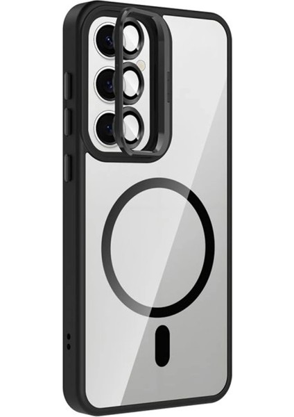 Samsung Galaxy S25 Remim Lensli Magsafe Standlı Kapak - SIYAH-(5796) - MB000X-2H0Z55 modelleri