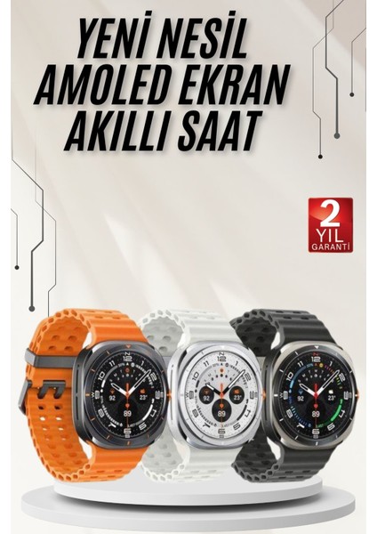 Akıllı Saat Müzik Dinleme Nabız Ölçer Nfc ve Gps Uyumlu Sesli Asistan - MB000X-2H6QT6