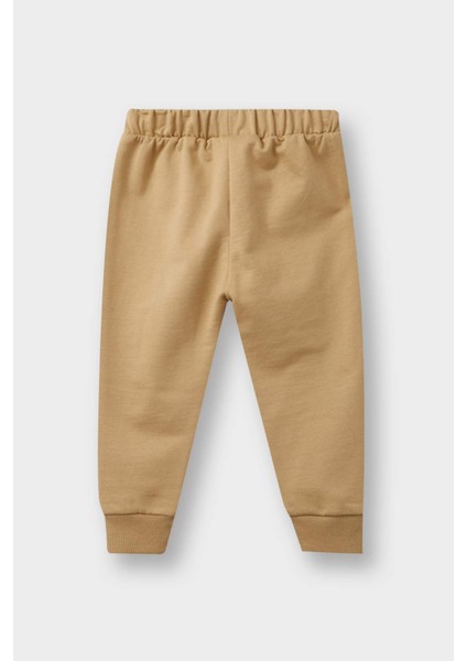 Erkek Bebek Beli Lastikli 2'li Eşofman Altı