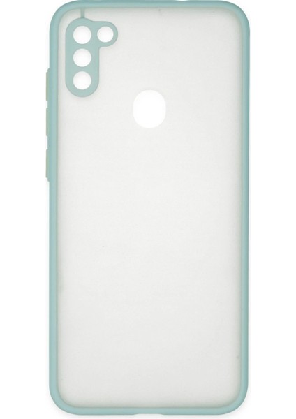 Samsung Galaxy A11 Kılıf Montreal Silikon Kapak - TURKUAZ-(5796) - MB000X-2GQS75