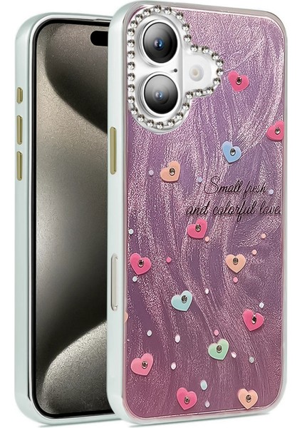 iPhone 16 Plus Kılıf Blade Aynalı Desenli Kapak - Desen 8-(5796) - MB000X-2GNI27