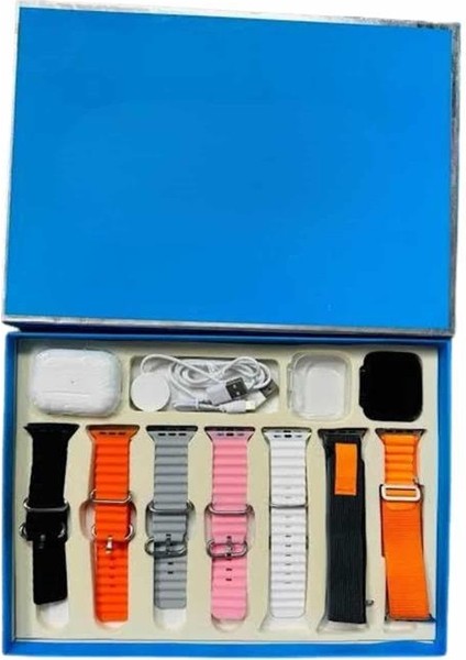 7 Kordonlu Unisex Akıllı Saat Çoklu Kordon Seçeneği Amoled Ekran - MB000X-2GXFS0 indirimleri