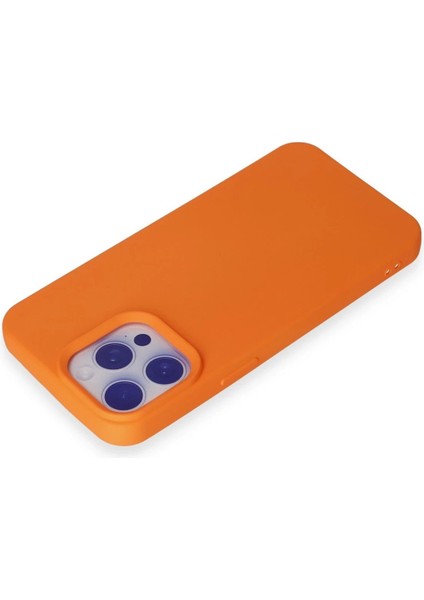iPhone 15 Pro Max Kılıf Nano Içi Kadife Silikon - TURUNCU-(5796) - MB000X-2GRMT2 modelleri