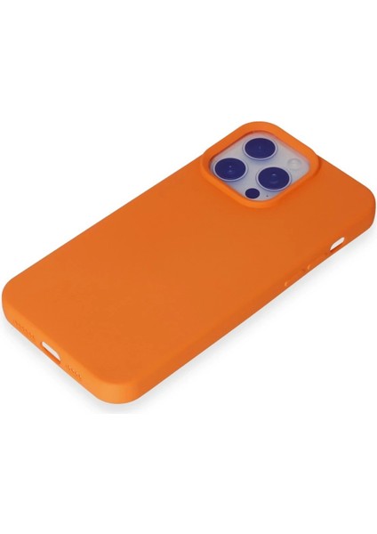 iPhone 15 Pro Max Kılıf Nano Içi Kadife Silikon - TURUNCU-(5796) - MB000X-2GRMT2 fırsatları