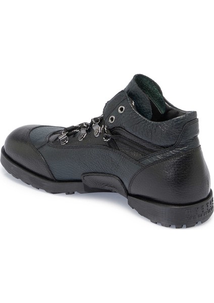 Siyah Hakiki Deri Erkek Casual Bot - E23K1BT56502-T4T