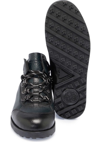 Siyah Hakiki Deri Erkek Casual Bot - E23K1BT56502-T4T