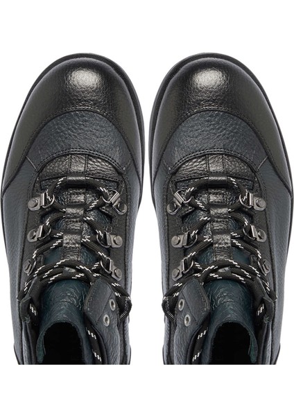 Siyah Hakiki Deri Erkek Casual Bot - E23K1BT56502-T4T