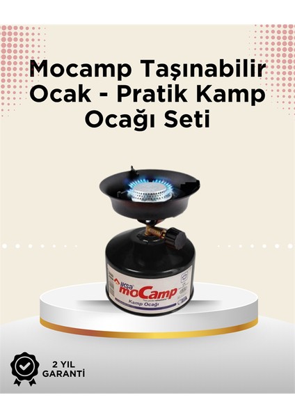 Dayanıklı Paslanmaz ve Yüksek Isı Dayanımlı Kamp Ocağı – Uzun Süreli Kull - MB000X-2H504