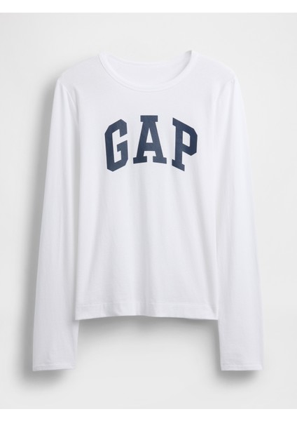 Kadın Beyaz Favorite Gap Logo T-Shirt fiyatları