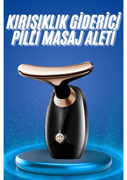 Kırışıklık Giderici Yüz Masaj Aleti Pilli Cilt Bakım Cilt Sıkılaştırma De - MB000X-2H65U