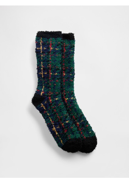 Erkek Yeşil Cozy Çorap