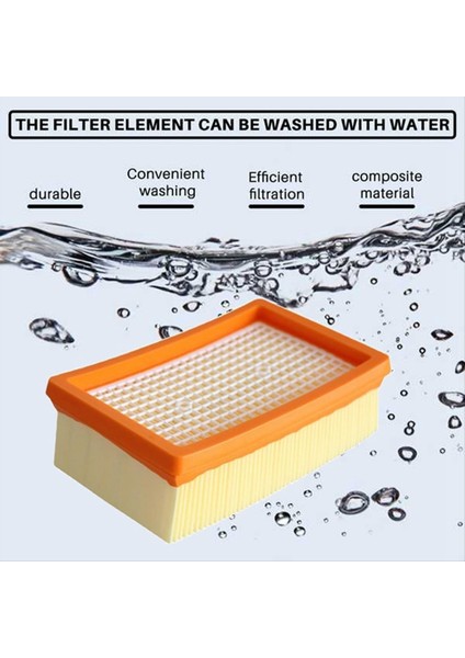Karcher Wd4, Wd5, Wd6, Mv4, Mv5, Mv6 Elektrikli Süpürge Aksesuarları Yedek Parçası Için 10 Adet Filtre ve Toz Torbası (Yurt Dışından) modelleri