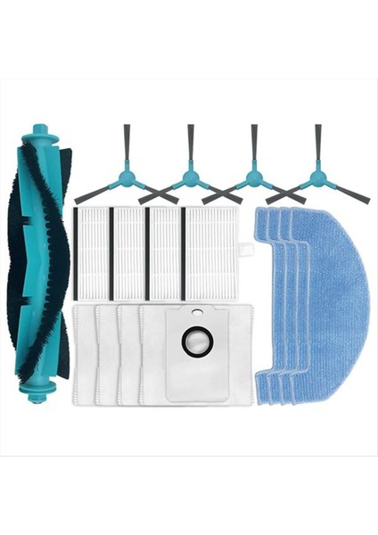 Conga 2499 Ultra Yedek Ana Yan Fırça Hepa Filtre Paspas Pedi Toz Torbaları Parça Aksesuarları (Yurt Dışından)