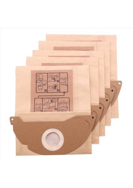 5 Adet/takım Elektrikli Süpürge Kağıt Çöp Toz Torbaları WD2250 A2004 A2054 Mv2 Elektrikli Süpürge Makinesi Aksesuarı (Yurt Dışından)