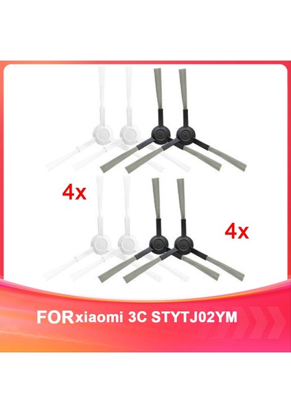 Xiaomi Süpürge ve Paspas 3c Aksesuarları STYTJ02YM Süpürge Yan Fırçası Yedek Sarf Malzemeleri Için Uygundur (Yurt Dışından)