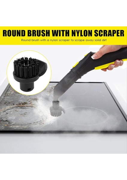 Karcher Temizlik Makinesi Sc1 Sc2 Sc3 Sc4 Sc5 Aksesuarları Için Yedek Yuvarlak Temizlik Fırçası Fırça Başlığı (Yurt Dışından) fırsatları