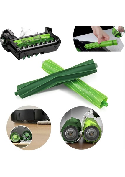 Combo J7+/j7 Plus Robot Süpürge Için Yedek Parçalar Lastik Fırçalar+ Paspas Pedleri+ Hepa Filtreler (Yurt Dışından) modelleri