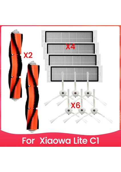 Xiaowa Lite C1 Robot Süpürge Ana Yan Fırça Hepa Filtre Yedek Parçaları Için Aksesuarlar (Yurt Dışından)